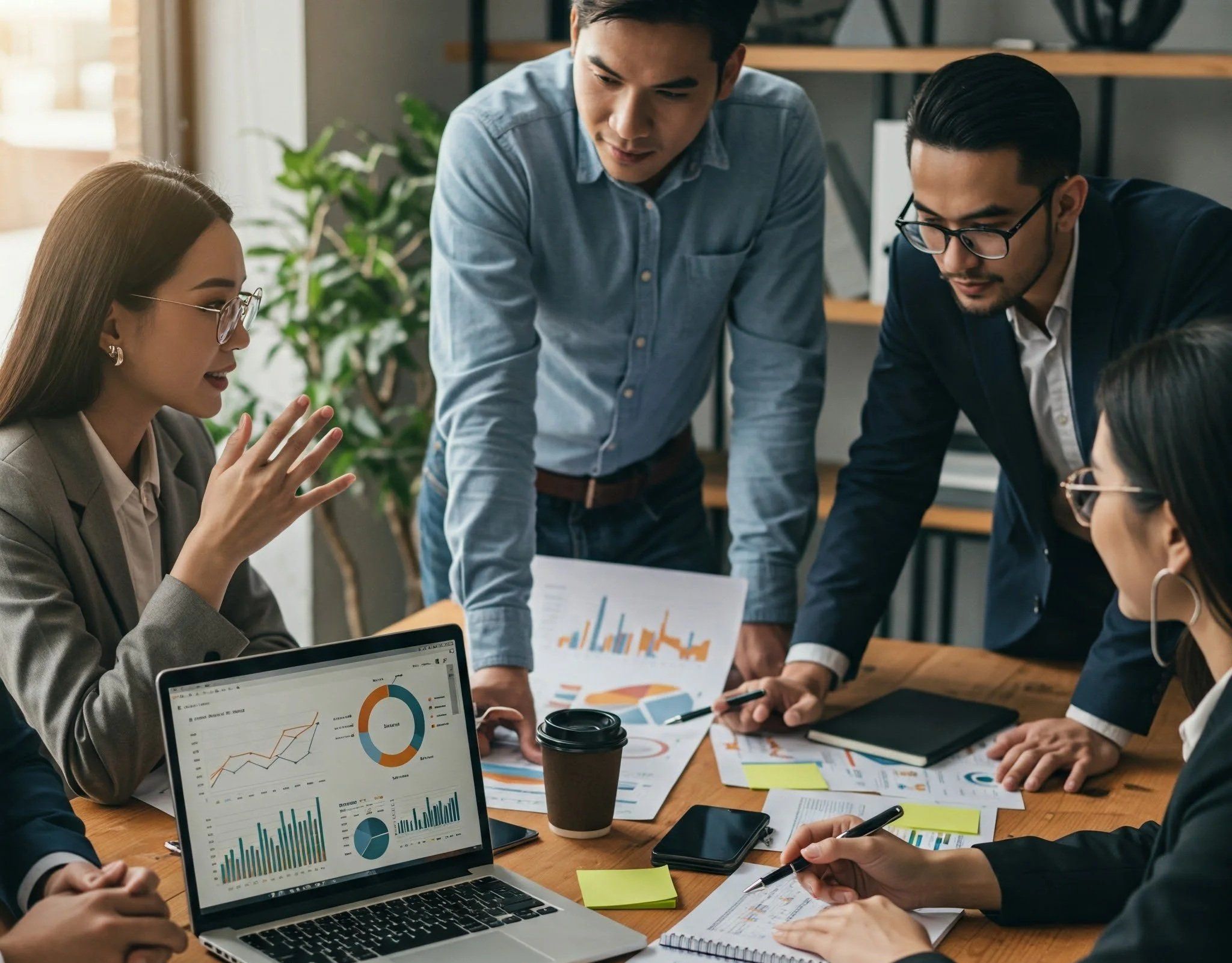 Stylist at work inside The Salon of Anderson